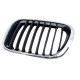 Καρδιά Μάσκας Αριστερή Για BMW Χ5 E53 00-04 Χρώμιο / Μαύρο 1 Τεμάχιο