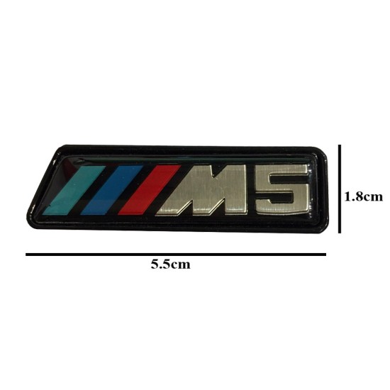 Σήμα M5 Για Καρδιές Bmw E39 Κουμπωτό 5.5cm x 1.8cm 1 Τεμάχιο