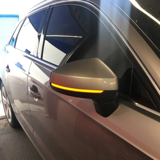 Φλας Καθρέπτη Για Audi A3 8V 12-20 Dynamic Led Φιμέ 2 Τεμάχια