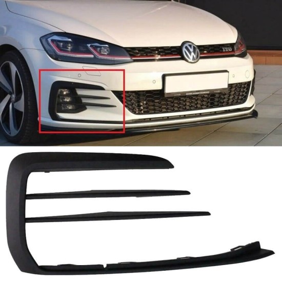 Δίχτυ Προφυλακτήρα Εμπρός Πλαινό Για VW Golf VII (7.5) Facelift 16-20 GTI Δεξί 1 Τεμάχιο