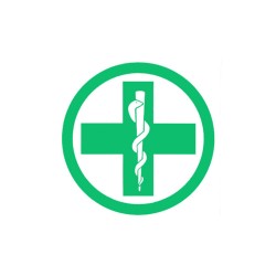 Αυτοκόλλητο Σήμα Για Φαρμακείο Στρόγγυλο Φ8.5cm 1 Τεμάχιο Αυτοκόλλητο Σήμα Για Φαρμακείο Στρόγγυλο Φ8.5cm 1 Τεμάχιο