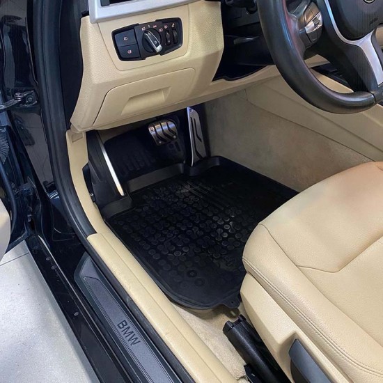 Πατάκια Σκαφάκια 3D Από Λάστιχο Για Bmw 3 F30 / F31 12-18 Rezaw Plast 4 Τεμάχια Μαύρα