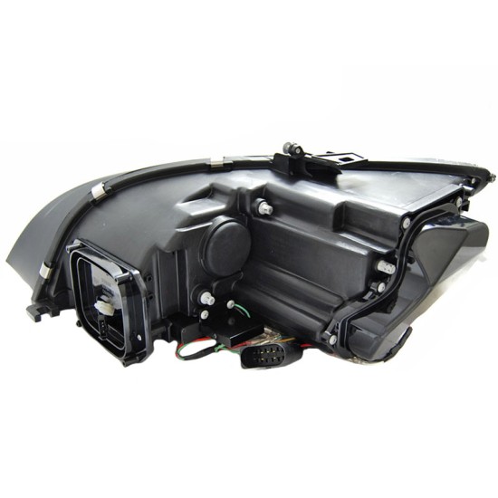 Μπροστινά Φανάρια Set Για Audi TT 8J 06-10 DRL & Led Signal Dynamic Μαύρα Xenon Έκδοση D1S/H1 Με Μοτέρ Sonar