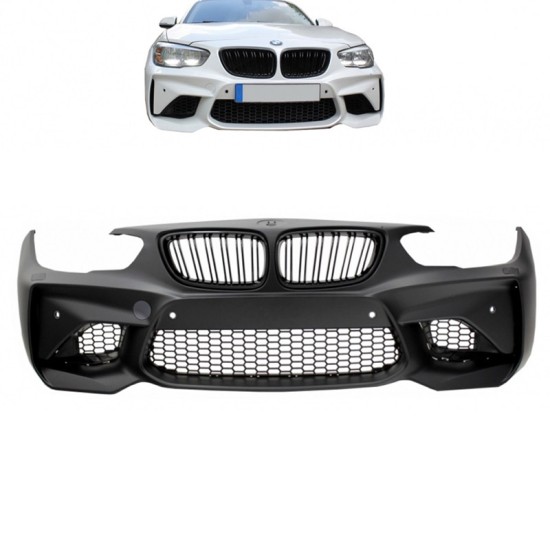 Μπροστινός Προφυλακτήρας Για Bmw 1 F20 LCI / F21 LCI  Facelift 15-19 M2 Look Κομπλέ Σετ Μετατροπής 18 Τεμαχίων
