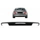 Diffuser Πίσω Προφυλακτήρα Για Mercedes-Benz CLS W218 11-18 CLS63 Amg Look Για Απλή Έκδοση Προφυλακτήρα Με 2 Διπλές Εξατμίσεις Δεξιά & Αριστερά Από Abs Πλαστικό 1 Τεμάχιο