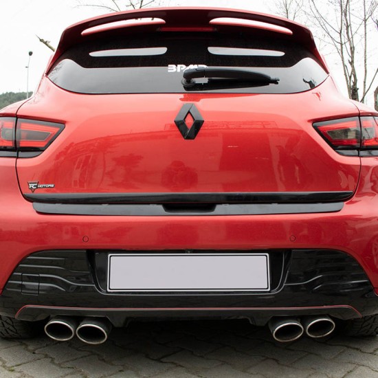 Προστατευτικό Πίσω Προφυλακτήρα Για Renault Clio IV 2012-2020 Hatchback Από Abs Πλαστικό Μαύρο