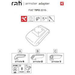 Βάση Τεμπέλη Ειδική Για Fiat Tipo 2016+ Armster Rati 1 Τεμάχιο Βάση Τεμπέλη Ειδική Για Fiat Tipo 2016+ Armster Rati 1 Τεμάχιο