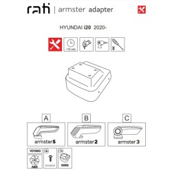 Βάση Τεμπέλη Ειδική Για Hyundai I20 20+ / Bayon 21+ Armster Rati 1 Τεμάχιο Βάση Τεμπέλη Ειδική Για Hyundai I20 20+ / Bayon 21+ Armster Rati 1 Τεμάχιο