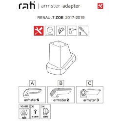 Βάση Τεμπέλη Ειδική Για Renault Zoe 17-19 Armster Rati 1 Τεμάχιο Βάση Τεμπέλη Ειδική Για Renault Zoe 17-19 Armster Rati 1 Τεμάχιο