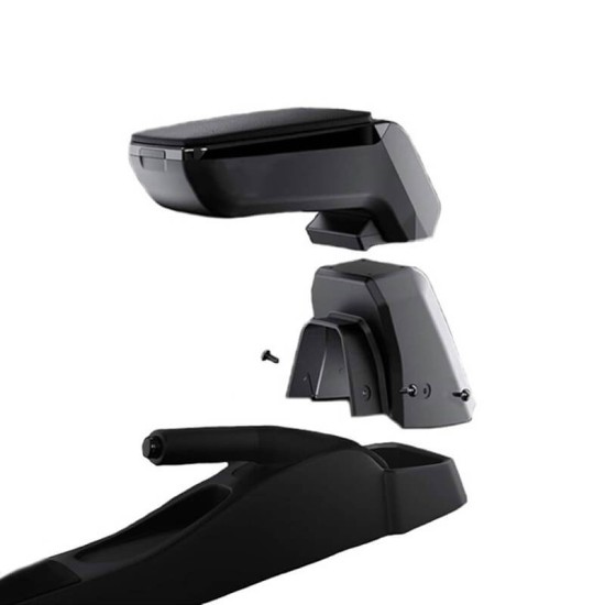 Κονσόλα Χειροφρένου Τεμπέλης Armster S Για Mitsubishi Attrage (+Metal Bracket) 2013+ Μαύρο Χρώμα