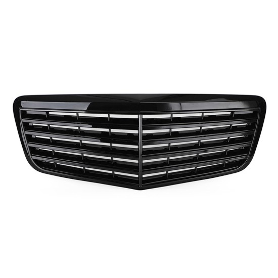 Μάσκα Για Mercedes-Benz E-Class W211 06-09 Amg / Avantgarde Μαύρο Γυαλιστερό 1 Τεμάχιο