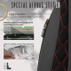 Καλύμματα Αυτοκινήτου Otom Emperor Design Universal Sued / Rachel / Δερματίνη Καπιτονέ Σετ Εμπρός / Πίσω 11 Τεμαχίων Μαύρο Με Κόκκινο Κέντημα EMP-601