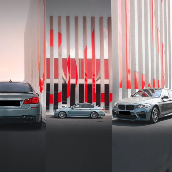 Πισινός Προφυλακτήρας Για Bmw 5 F10 10-17  M5 Look Με PDC