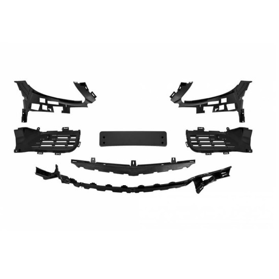 Body Kit Για Mercedes-Benz C-Class W205 14-18 Sedan Amg C63 Look Με Μάσκα & Μπούκες