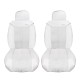 Ημικαλύμματα Μπροστινών Καθισμάτων "Bossi" PVC - Oxford Cold White - Λευκό Του Πάγου 5044-3 2 Τεμάχια