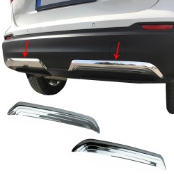 Τριμ Χρωμίου Από Ατσάλι Για Diffuser Πίσω Προφυλακτήρα Nissan Qashqai 2017-2021 Ζευγάρι 2 Τεμάχια Τριμ Χρωμίου Από Ατσάλι Για Diffuser Πίσω Προφυλακτήρα Nissan Qashqai 2017-2021 Ζευγάρι 2 Τεμάχια