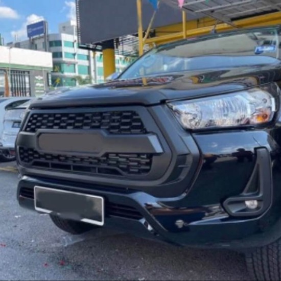 Μάσκα Για Toyota Hilux 21+ 4 Πορτο & 1,5 Cab Μαύρο Χρώμα