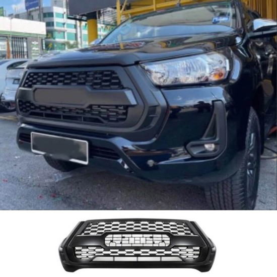 Μάσκα Για Toyota Hilux 21+ 4 Πορτο & 1,5 Cab Μαύρο Χρώμα