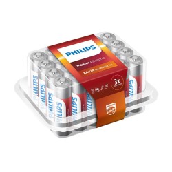 Αλκαλικές Μπαταρίες ΑΑ LR6 1,5V Philips Power 24 Τεμάχια Αλκαλικές Μπαταρίες ΑΑ LR6 1,5V Philips Power 24 Τεμάχια
