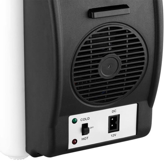 Ψυγείο Αυτοκινήτου Ηλεκτρικό 6lt DC 12V 38W  Με Λειτουργία Ψύξης Και Θέρμανσης