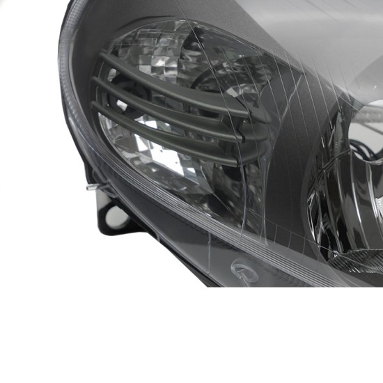 Φανάρι Μπροστινό Δεξί Για Fiat Grande Punto 05-08 Μαύρα "Abarth Look" H4 Με Μοτέρ TYC