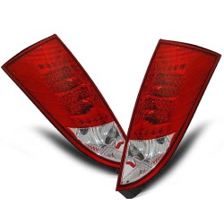 Πισινά Φανάρια Set Για Ford Focus 98-04 Hatchback 3D/5D Led  Κόκκινο/Crystal Sonar