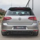 Splitters Πίσω Προφυλακτήρα Δεξιά & Αριστερά Για VW Golf VII (7) GTI 2013-2016 Μαύρο Maxton Design 2 Τεμάχια