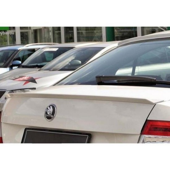 Αεροτομή Πορτ Παγκάζ Για Skoda Octavia MK3 13-20 Oem V2 Style Μαύρο Γυαλιστερό Από Abs Πλαστικό