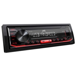 Radio Usb JVC KD-X162 1 Din 4x50 Watt MP3 / Aux Android Κόκκινο Χρώμα