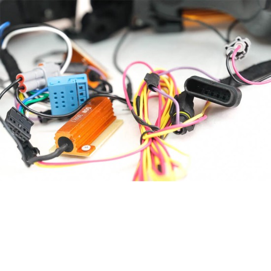 Πισινά Φανάρια Set Για Bmw 4 F32 F33 F36 M4 F82 F83 (2013-03.2019) OLed Dynamic Start Up Κόκκινο/Crystal Vland