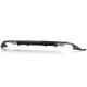 Diffuser Πίσω Προφυλακτήρα Για VW Golf VII (7) 13-17 GTI Με 2 Μονές Εξατμίσεις Δεξια & Αριστερά Γυαλιστερό Μαύρο Από Abs Πλαστικό 1 Τεμάχιο