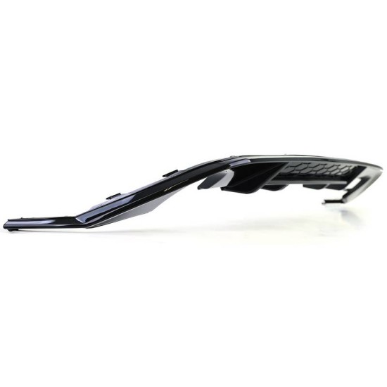 Diffuser Πίσω Προφυλακτήρα Για VW Golf VII (7) 13-17 GTI Με 2 Μονές Εξατμίσεις Δεξια & Αριστερά Γυαλιστερό Μαύρο Από Abs Πλαστικό 1 Τεμάχιο
