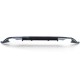 Diffuser Πίσω Προφυλακτήρα Για VW Golf VII (7) 13-17 GTI Με 2 Μονές Εξατμίσεις Δεξια & Αριστερά Γυαλιστερό Μαύρο Από Abs Πλαστικό 1 Τεμάχιο