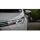 Μπροστινά Φανάρια Set Για Toyota Corolla E170 2014-2017 Led DRL Μαύρα