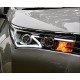 Μπροστινά Φανάρια Set Για Toyota Corolla E170 2014-2017 Led DRL Μαύρα