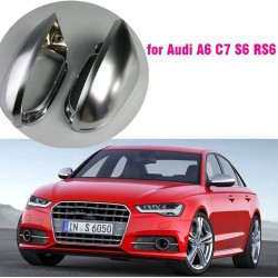 Καπάκια Καθρεφτών Για Audi A6 4G C7 11-18 RS6 Look Καβούκια Aluminium Με Lane Assist 2 Τεμάχια Καπάκια Καθρεφτών Για Audi A6 4G C7 11-18 RS6 Look Καβούκια Aluminium Με Lane Assist 2 Τεμάχια