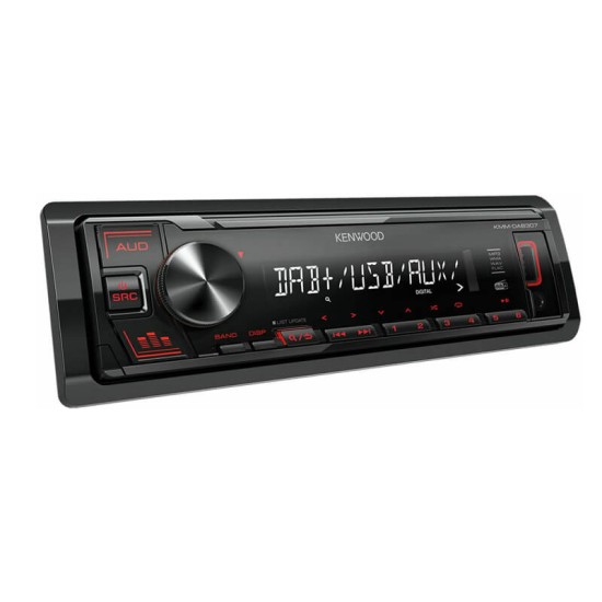 Radio Usb 1 Din Kenwood 4x50 Watt ΚΜΜ-DAB307 Radio Usb 1 Din Kenwood 4x50 Watt ΚΜΜ-DAB307