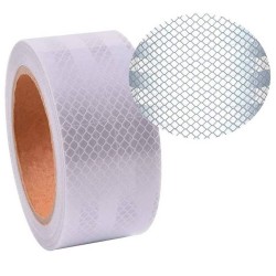 Αυτοκόλλητη Αντανακλαστική Ταινία Λευκή 50mm x 5 Μέτρα Αυτοκόλλητη Αντανακλαστική Ταινία Λευκή 50mm x 5 Μέτρα