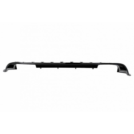 Diffuser Πίσω Προφυλακτήρα Για VW Golf VII (7.5) 17-20 Facelift R-Look Μαύρο Γυαλιστερό