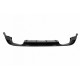 Diffuser Πίσω Προφυλακτήρα Για VW Golf VII (7.5) 17-20 Facelift R-Look Μαύρο Γυαλιστερό