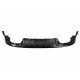 Diffuser Πίσω Προφυλακτήρα Για VW Golf VII (7.5) 17-20 Facelift R-Look Μαύρο Γυαλιστερό