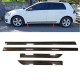 Τριμ Πόρτας Σετ Για VW Golf VII (7) 2013-2020 4 Doors Αυτοκόλλητα Μαύρο Γυαλιστερό 4 Τεμάχια