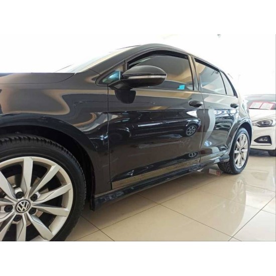 Τριμ Πόρτας Σετ Για VW Golf VII (7) 2013-2020 4 Doors Αυτοκόλλητα Μαύρο Γυαλιστερό 4 Τεμάχια