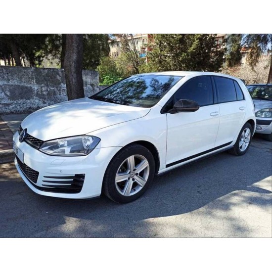 Τριμ Πόρτας Σετ Για VW Golf VII (7) 2013-2020 4 Doors Αυτοκόλλητα Μαύρο Γυαλιστερό 4 Τεμάχια