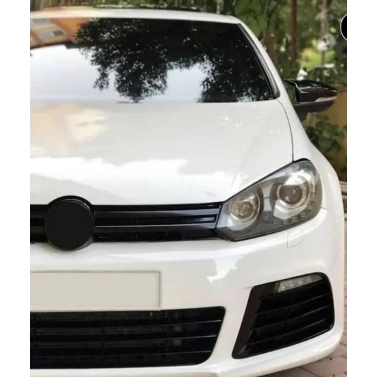 Καπάκια Καθρεφτών Για VW Golf VI (6) 08-12, Touran 10-15 M4 Look Μαύρο Γυαλιστερό 2 Τεμάχια