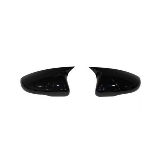 Καπάκια Καθρεφτών Για VW Golf VI (6) 08-12, Touran 10-15 M4 Look Μαύρο Γυαλιστερό 2 Τεμάχια
