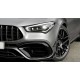 Μπροστινός Προφυλακτήρας Για Mercedes-Benz CLA C118 Sedan X118 Shooting Brake (2019-up) CLA45 Look Με Μάσκα Panamericanal & Canards
