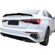 Αεροτομή Πορτ Παγκάζ Για Audi A3 8VS Sedan 12-20 M4 Look V2 Style Μαύρο Γυαλιστερό Από Abs Πλαστικό
