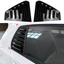 Καπάκια Πισινών Παραθύρων Για VW Golf VI (6) 08-11 Μαύρα 2 Τεμάχια