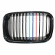 Καρδιές Μάσκας Για Bmw 3 E36 90-96 Με Μονή Γρίλια Tri-color / Μαύρο Γυαλιστερό 2 Τεμάχια